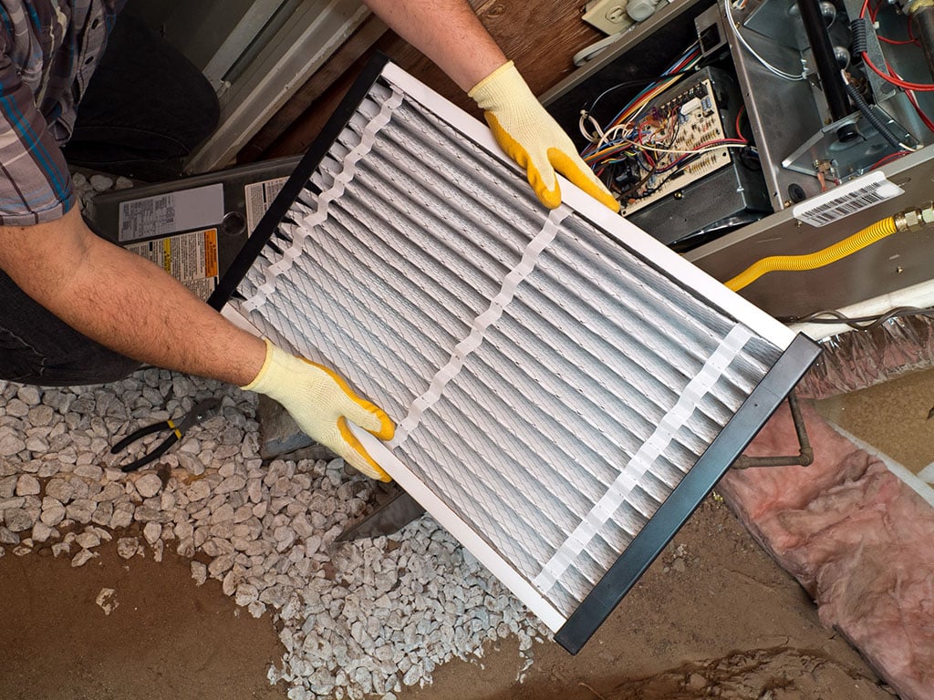 furnace filter getting replaced in Shreveport, LA