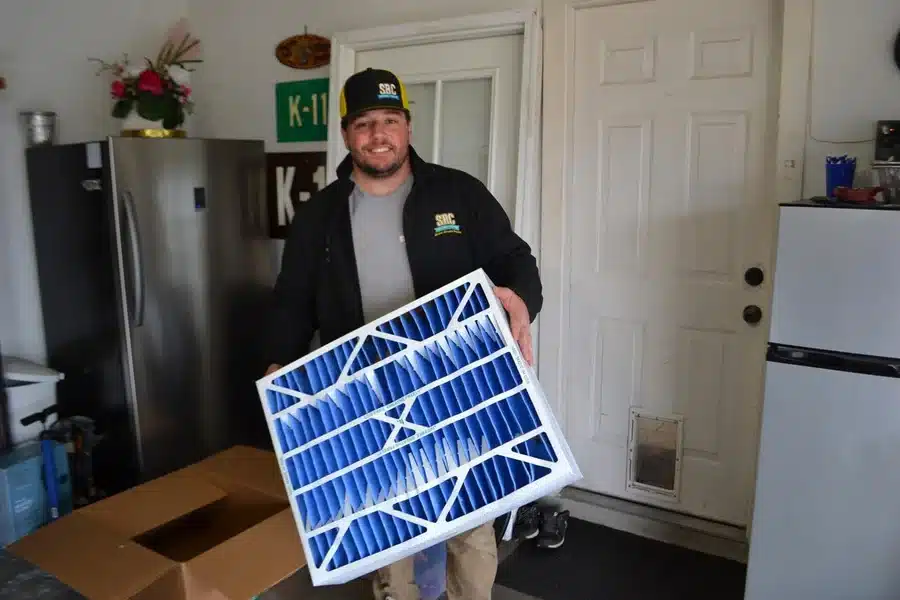 SBC tech with new air filter
